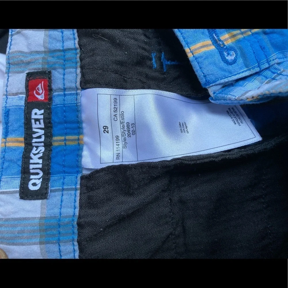 Quiksilver Plaid‎ Shorts
